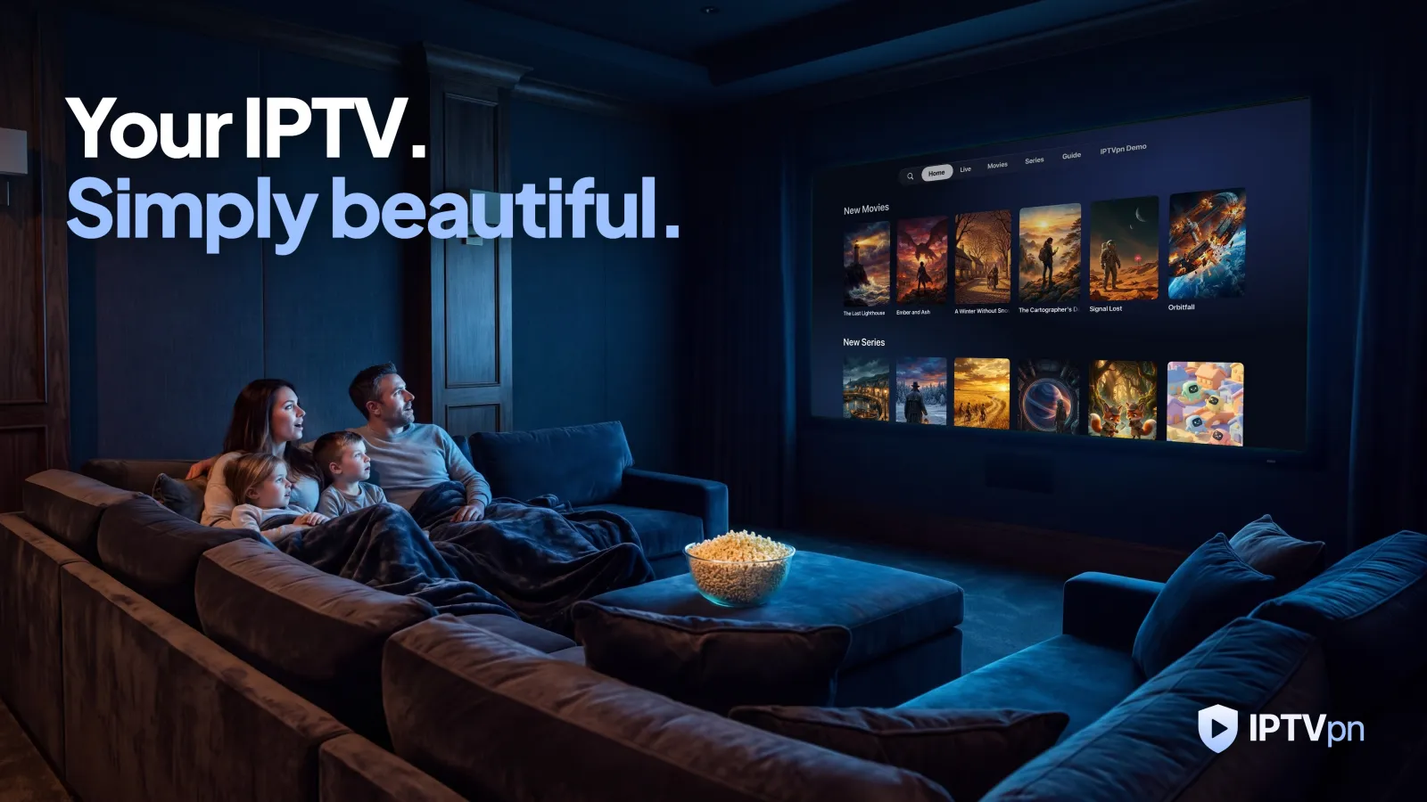Home: new movies and series