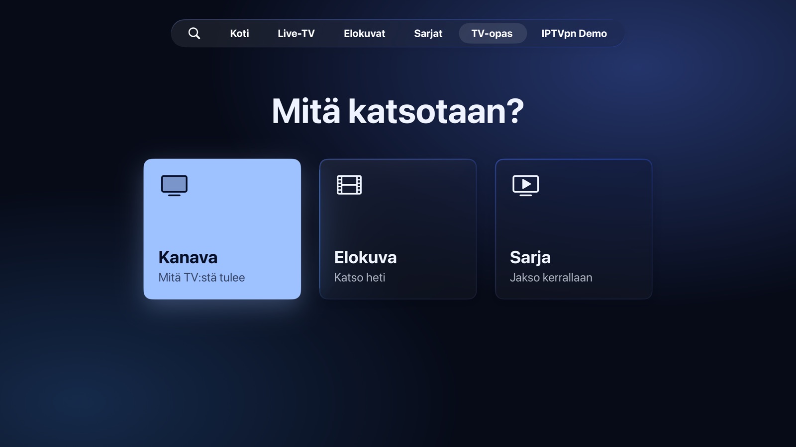 TV-opas: mitä katsottaisiin? Kanava, elokuva vai sarja